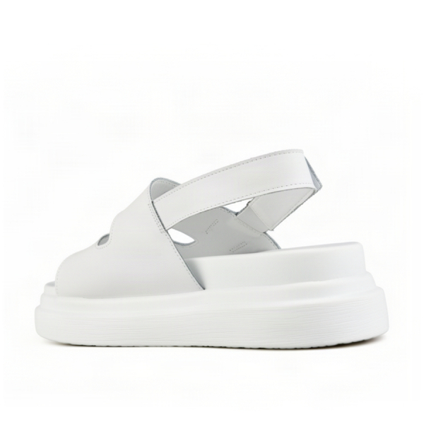 sandale damă piele naturală alb 0164200