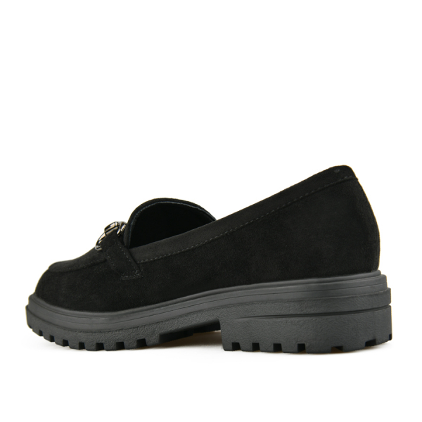 lady's shoes textiles black 0160494