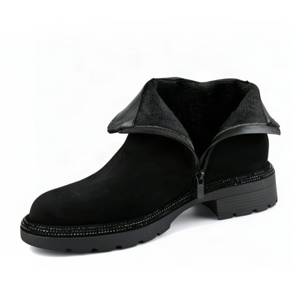 lady's boots textiles black 0162439