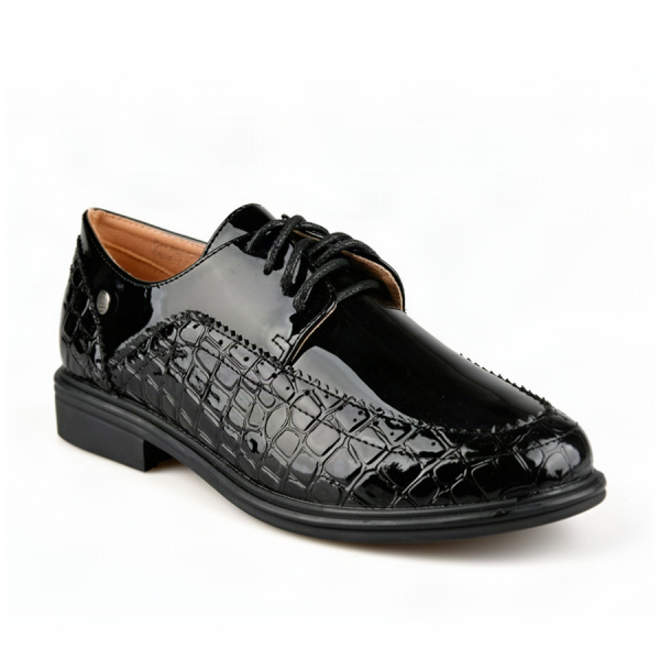 pantofi damă piele ecologică negru 0164196