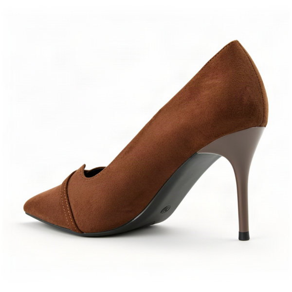 pantofi damă textil maro 0163016