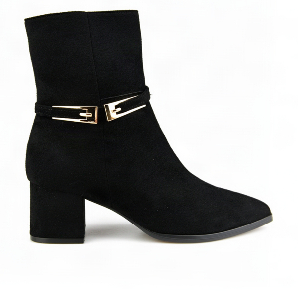 lady's boots textiles black