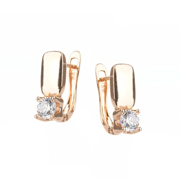 lady's earrings brass  0164752