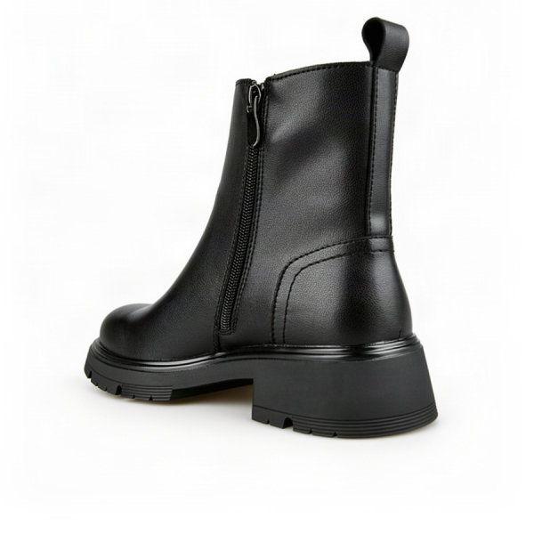 lady's boots genuin leather black 0162662