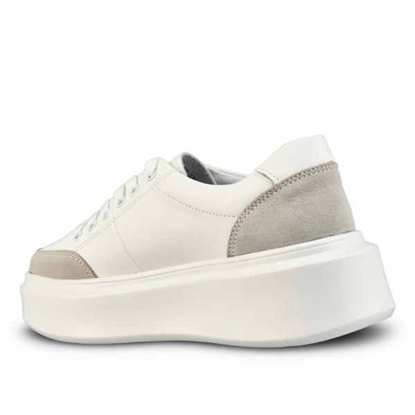lady's shoes genuin leather white 0161998