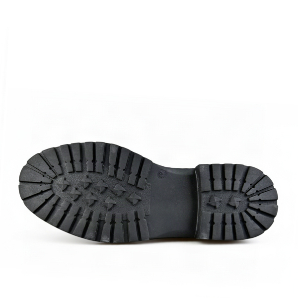 botine bărbați piele naturală negru 0164063