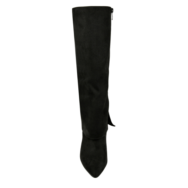 cizme damă textil negru 0162021
