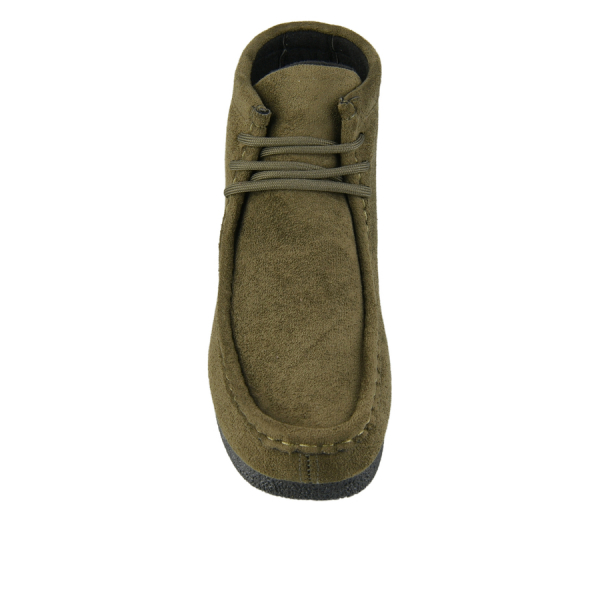 lady's boots textiles green 0162325