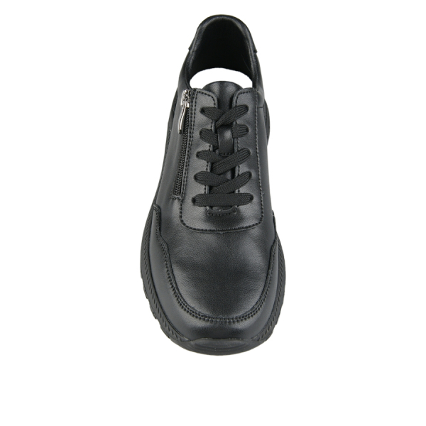adidași damă piele naturală negru 0163327