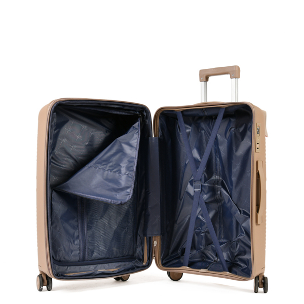 small suitcase polypropylene light brown 0161439