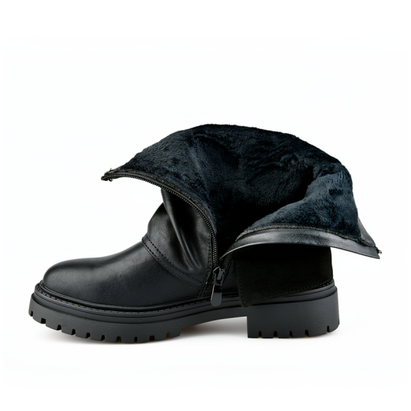 lady's boots eco leather/textile black 0162775