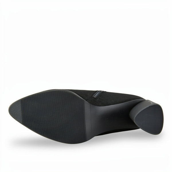 botine damă textil negru 0162059