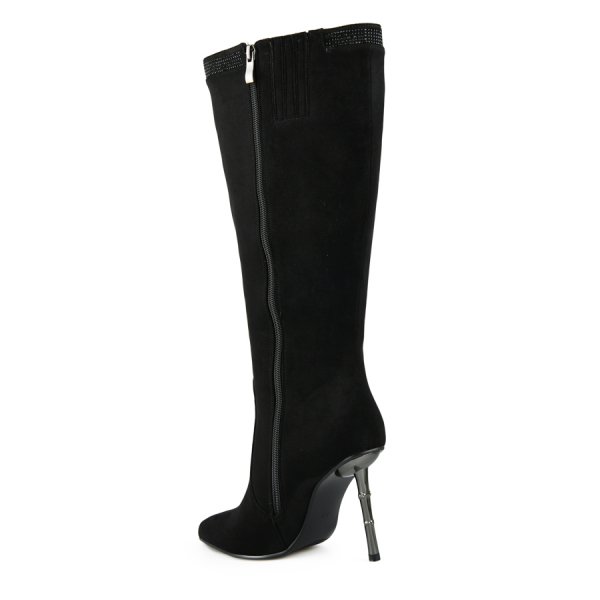 cizme damă textil negru 0162072