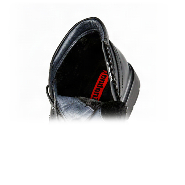 botine bărbați piele naturală negru 0162140