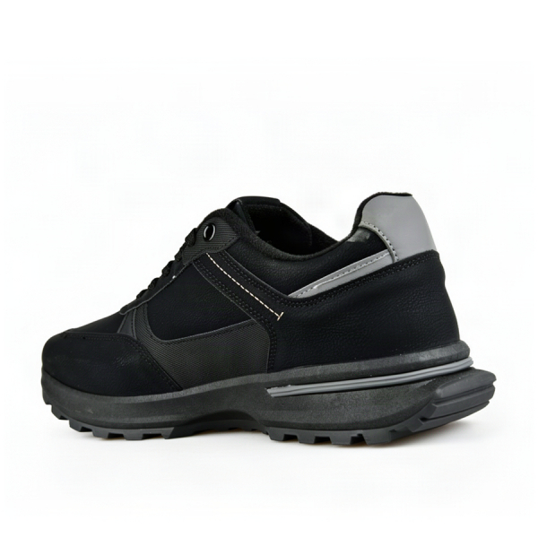 adidași bărbați piele ecologică negru 0163321