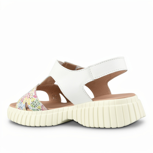 sandale damă piele naturală multicolor 0161995