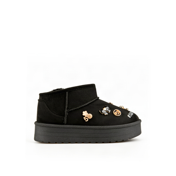 kids boots textiles black