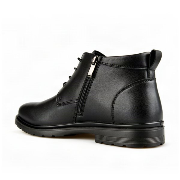 botine bărbați piele naturală negru 0162768
