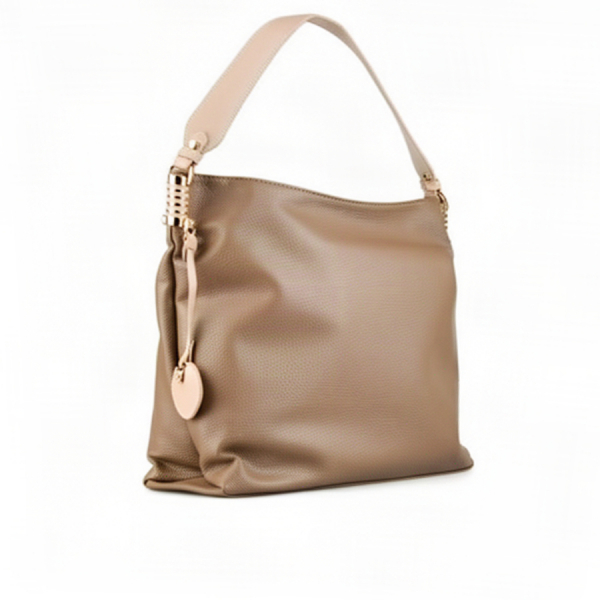 lady's bag synthetic leather light brown