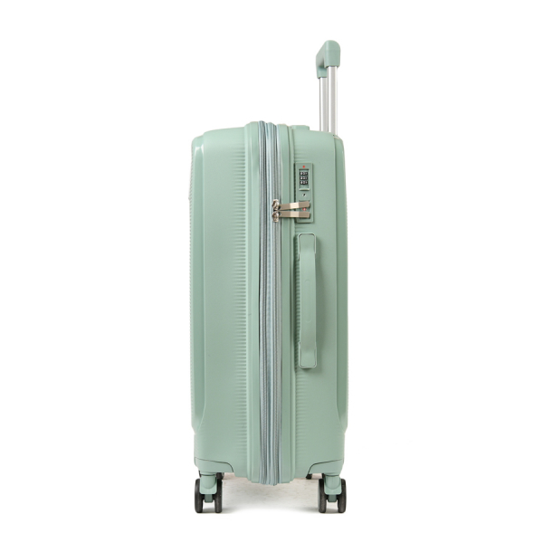 medium suitcase polypropylene green 0161413