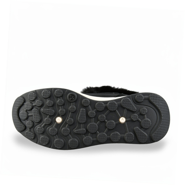 lady's boots eco leather/textile black 0162308