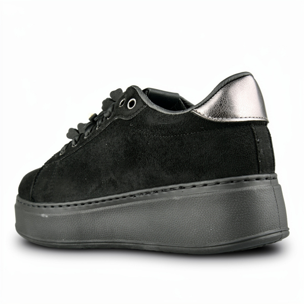 adidași damă textil/piele ecologică negru 0162696