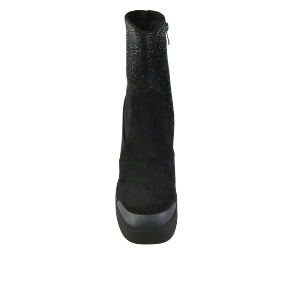 botine damă textil negru 0162051