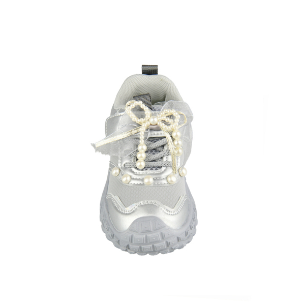 adidași copii piele ecologică/textil gri 0161887