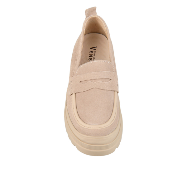 lady's shoes genuin leather beige 0161994