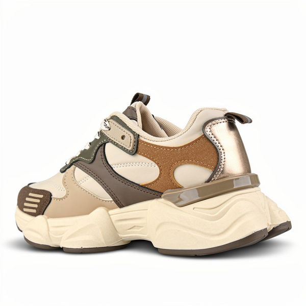 adidași damă piele ecologică bej 0162725