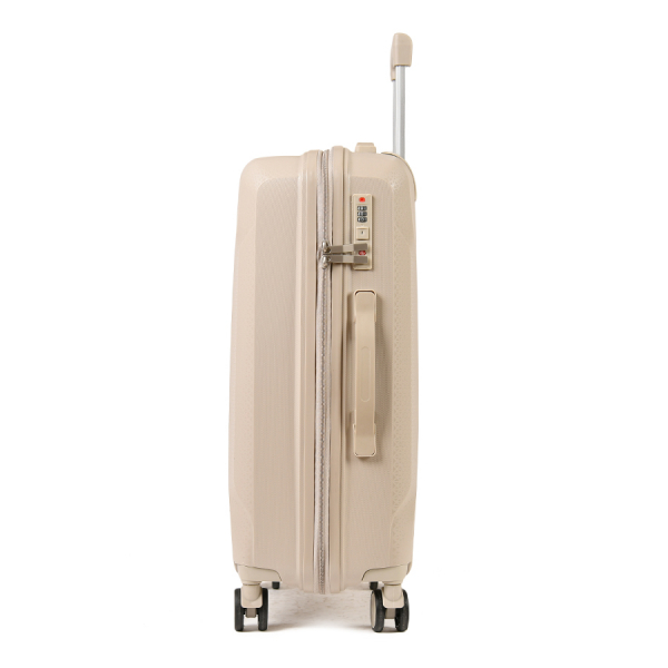 medium suitcase polypropylene beige 0161422