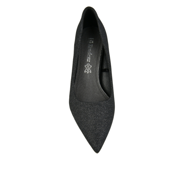 lady's shoes synthetic leather black 0162996