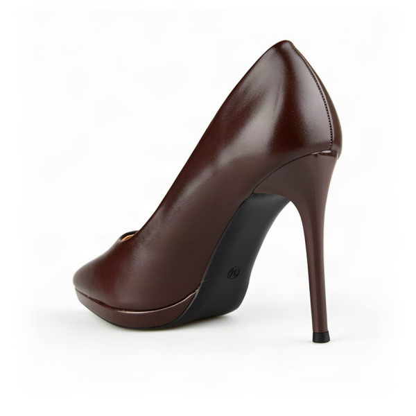 pantofi damă piele ecologică maro 0163018