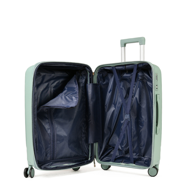 small suitcase polypropylene green 0161412