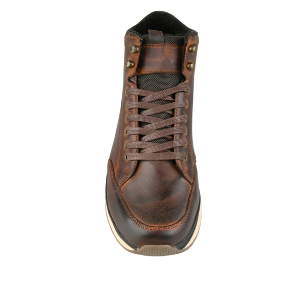 botine bărbați piele naturală maro închis 0162942