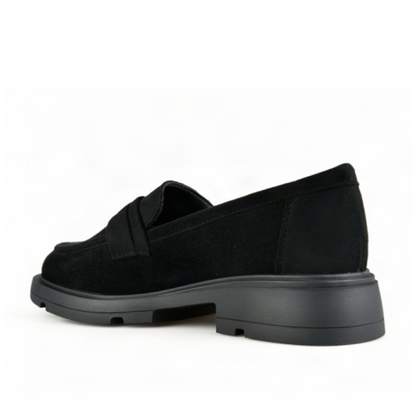 pantofi damă textil negru 0162891