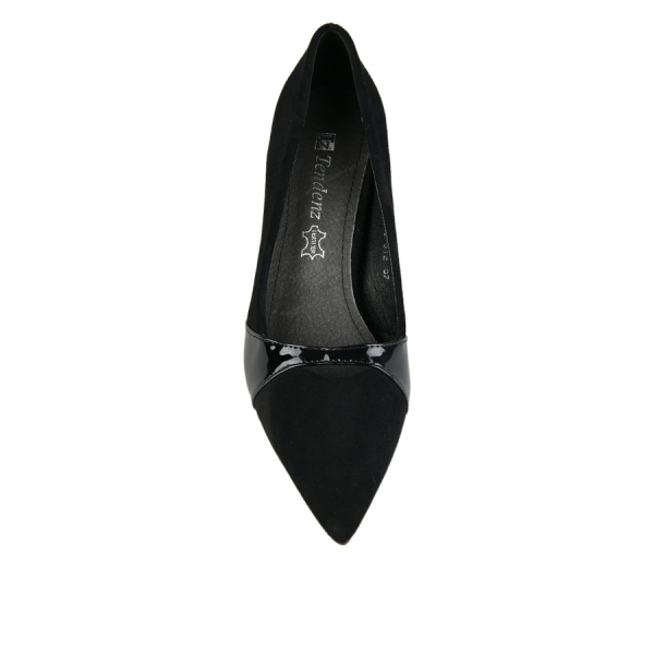 lady's shoes textile/synthetic leather black 0162998