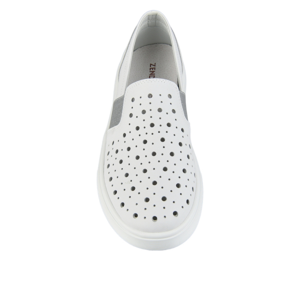 pantofi damă piele naturală alb 0164197