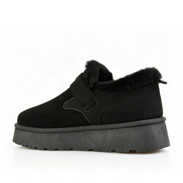 pantofi damă textil negru 0162979