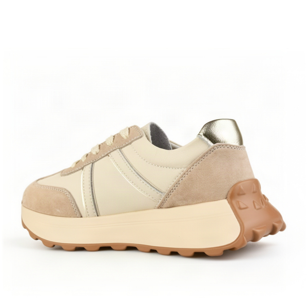 adidași damă piele naturală bej 0163185