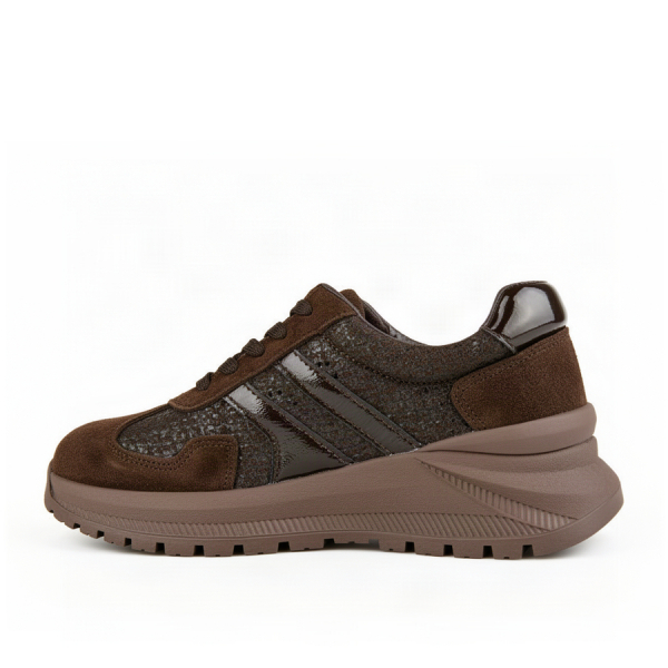 adidași damă piele naturală maro 0163182