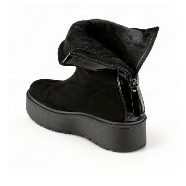 lady's boots textiles black 0162793
