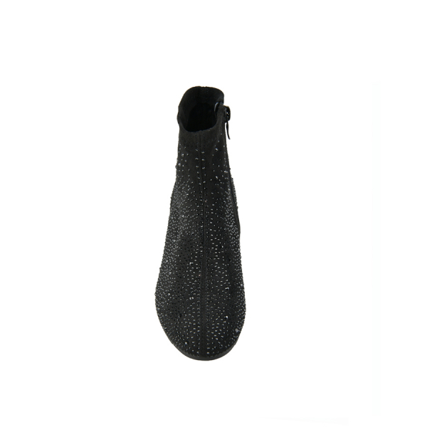 botine copii textil negru 0162532