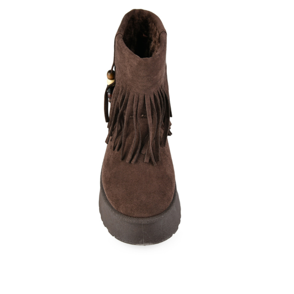 botine de zăpadă damă textil maro 0163355