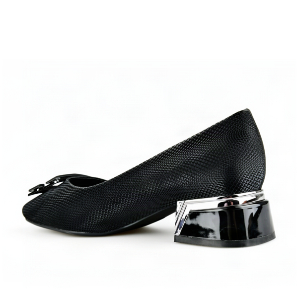 pantofi damă piele ecologică negru 0163031