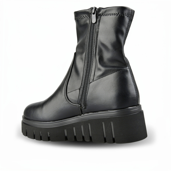 lady's boots synthetic leather black 0162460