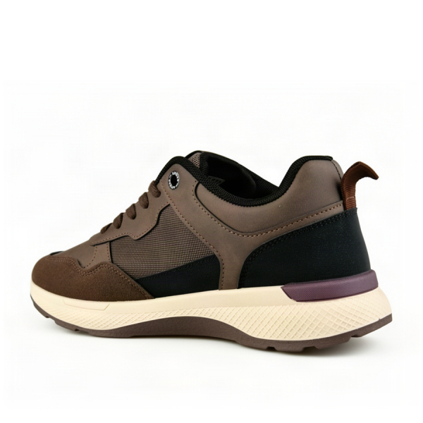adidași bărbați piele ecologică maro 0162611