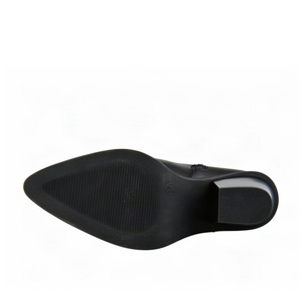 lady's boots genuin leather black 0162650