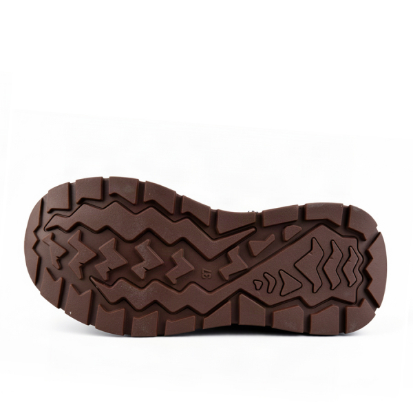 botine damă piele naturală maro închis 0162867