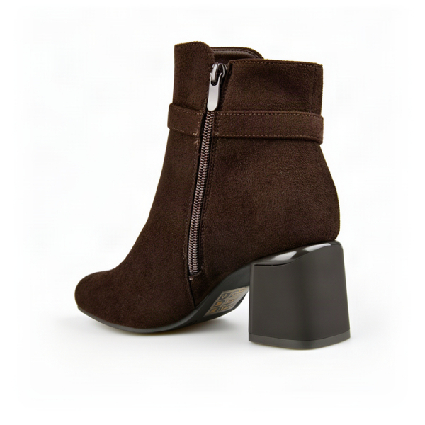 lady's boots textiles brown 0162429